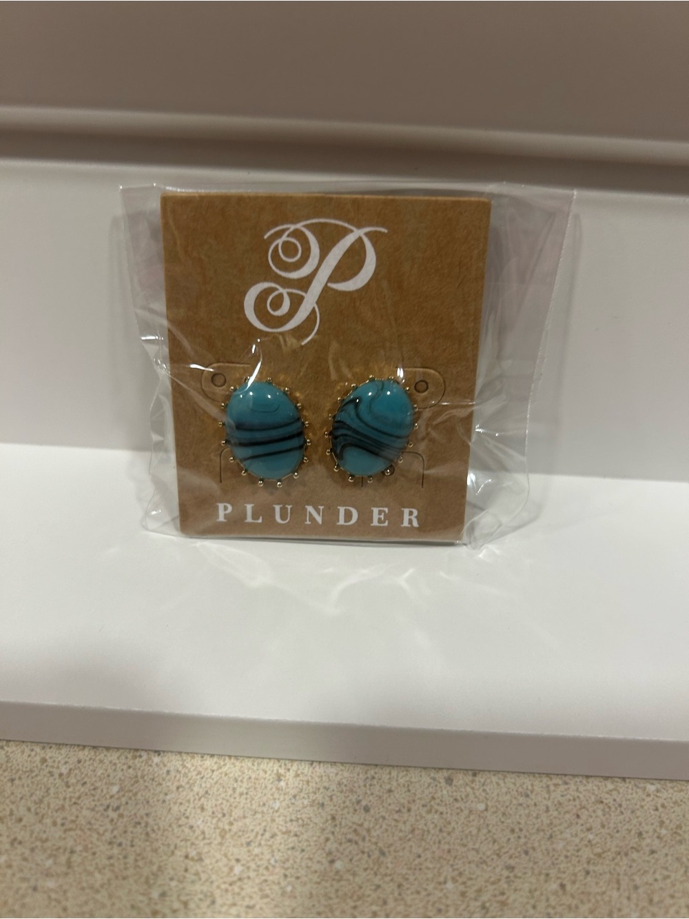 Plunder earrings turquoise earrings  NWT boho